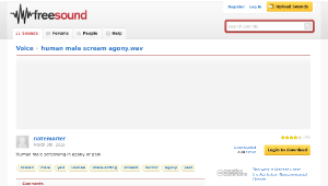 Freesound聲音庫：human male scream agony.wav-資源代表圖