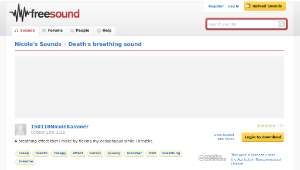 Freesound聲音庫：Death's breathing sound-資源代表圖