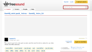 Freesound聲音庫：SemiQ_ intro_10