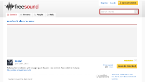 Freesound聲音庫：warlock dance.wav縮圖