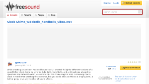 Freesound聲音庫：Clock Chime_tubebells_handbells_vibes.wav-資源代表圖