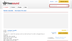 Freesound聲音庫：Increase 01.wav