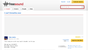 Freesound聲音庫：i can't breathe.wav縮圖