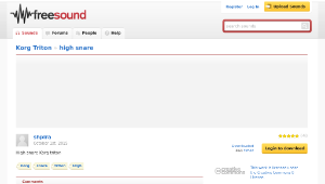 Freesound聲音庫：high snare -資源代表圖