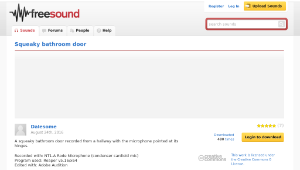 Freesound聲音庫：Squeaky bathroom door-資源代表圖