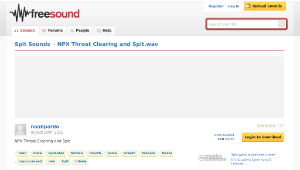 Freesound聲音庫：NPX Throat Clearing and Spit.wav-資源代表圖