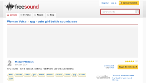 Freesound聲音庫：rpg - cute girl battle sounds.wav-資源代表圖