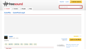 Freesound聲音庫：CoinFlic5.mp3縮圖