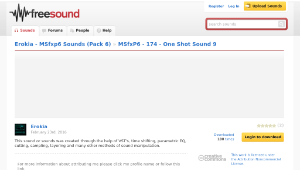 Freesound聲音庫：One shot Sound 9.wav