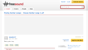 Freesound聲音庫：House Guitar Loop 1.aif-資源代表圖