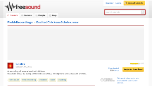 Freesound聲音庫：ExcitedChickensSclolex.wav-資源代表圖