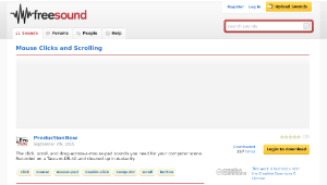 Freesound聲音庫：Mouse Clicks and Scrolling-資源代表圖