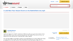 Freesound聲音庫：A cold New Year Steam Event on the Battlefield Line.mp3