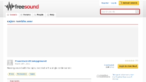 Freesound聲音庫：cajon ramble.wav-資源代表圖