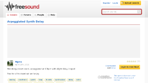 Freesound聲音庫：Arpeggiated Synth Delay縮圖