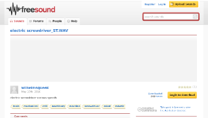 Freesound聲音庫：electric screwdriver_ST.WAV