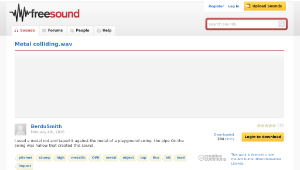 Freesound聲音庫：Metal colliding.wav-資源代表圖