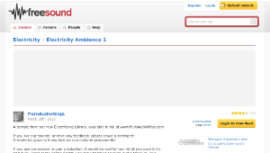Freesound聲音庫：Electricity Ambience 1-資源代表圖