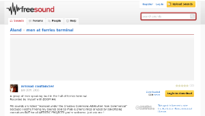 Freesound聲音庫：men at ferries terminal縮圖