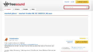 Freesound聲音庫：market trader NL 02 160319_00.wav-資源代表圖