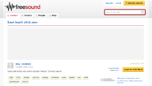 Freesound聲音庫：Seat bealt click.wav-資源代表圖
