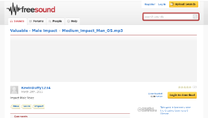 Freesound聲音庫：Medium_Impact_Man_OS.mp3縮圖