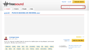 Freesound聲音庫：PUNCH-BOXING-05-REVERB.wav-資源代表圖
