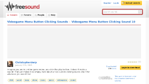 Freesound聲音庫：Videogame Menu Button Clicking Sound 10-資源代表圖