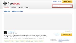 Freesound聲音庫：Vacuum 3.wav