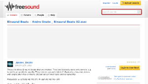 Freesound聲音庫：Andre Onate _ Binaural Beats  02.wav-資源代表圖
