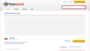 Freesound聲音庫：dubstep bass.wav縮圖