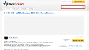Freesound聲音庫：LUSSEAU_Jordan_2015_2016_ForceField.wav-資源代表圖
