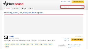 Freesound聲音庫：releasing_water_into_sink_and_draining.wav
