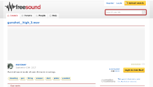 Freesound聲音庫：gunshot__high_3.wav縮圖