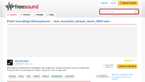 Freesound聲音庫：atm_mountain_stream_mono_4824.wav-資源代表圖