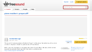 Freesound聲音庫：piano maiden's prayer.aiff-資源代表圖