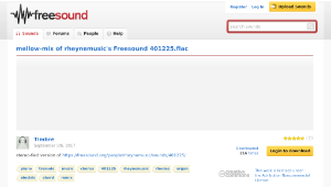 Freesound聲音庫：mellow-mix of  rheynemusic's Freesound 401225.flac-資源代表圖