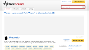 Freesound聲音庫：Amusement Park "Prater" in Vienna, Austria (3)-資源代表圖