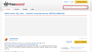 Freesound聲音庫：summer evening terrace 150720_0698.flac-資源代表圖
