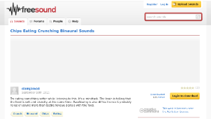 Freesound聲音庫：Chips Eating Crunching Binaural Sounds-資源代表圖