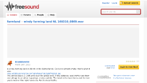 Freesound聲音庫：windy farming land NL 160310_0869.wav縮圖