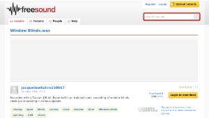 Freesound聲音庫：Window Blinds.wav-資源代表圖