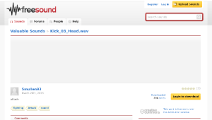 Freesound聲音庫：Kick_03_Head.wav縮圖