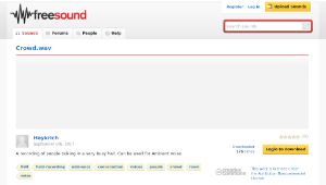Freesound聲音庫：Crowd.wav-資源代表圖