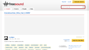Freesound聲音庫：Construction_Site_Cat_2.WAV-資源代表圖