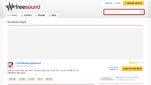 Freesound聲音庫：Scream.mp3-資源代表圖