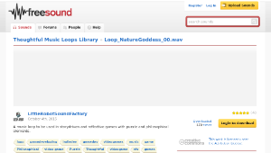 Freesound聲音庫：Loop_NatureGoddess_00.wav縮圖