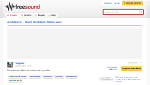 Freesound聲音庫：Dark Ambient Noise.wav