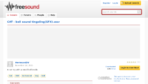 Freesound聲音庫：CAT - bell sound tingeling(SFX).wav縮圖