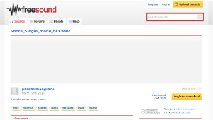 Freesound聲音庫：Snore_Single_mono_bip.wav-資源代表圖